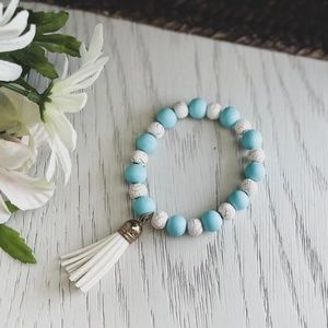 Leather Tassel Bracelet
